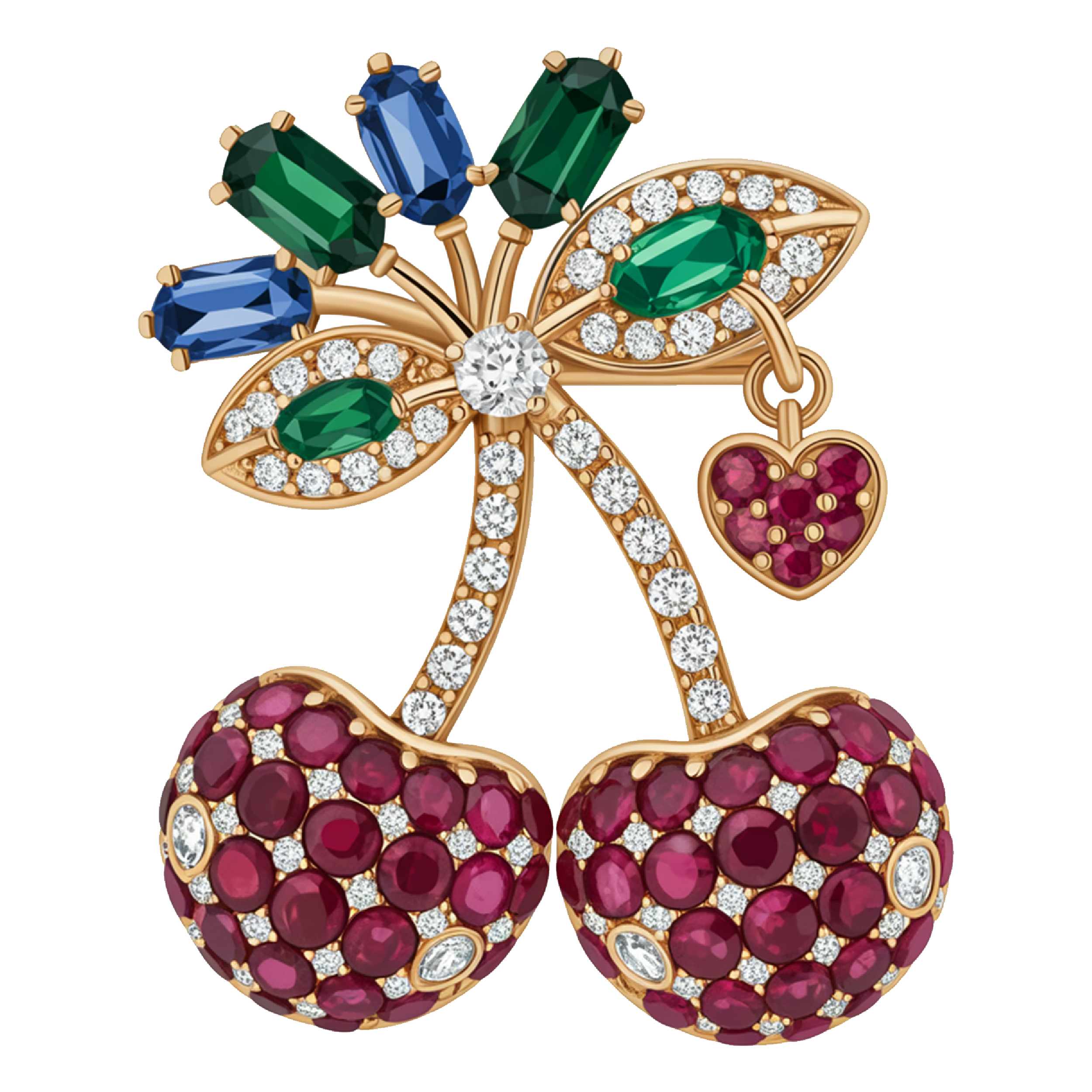 Rhinestone Cherry DTF Sheets