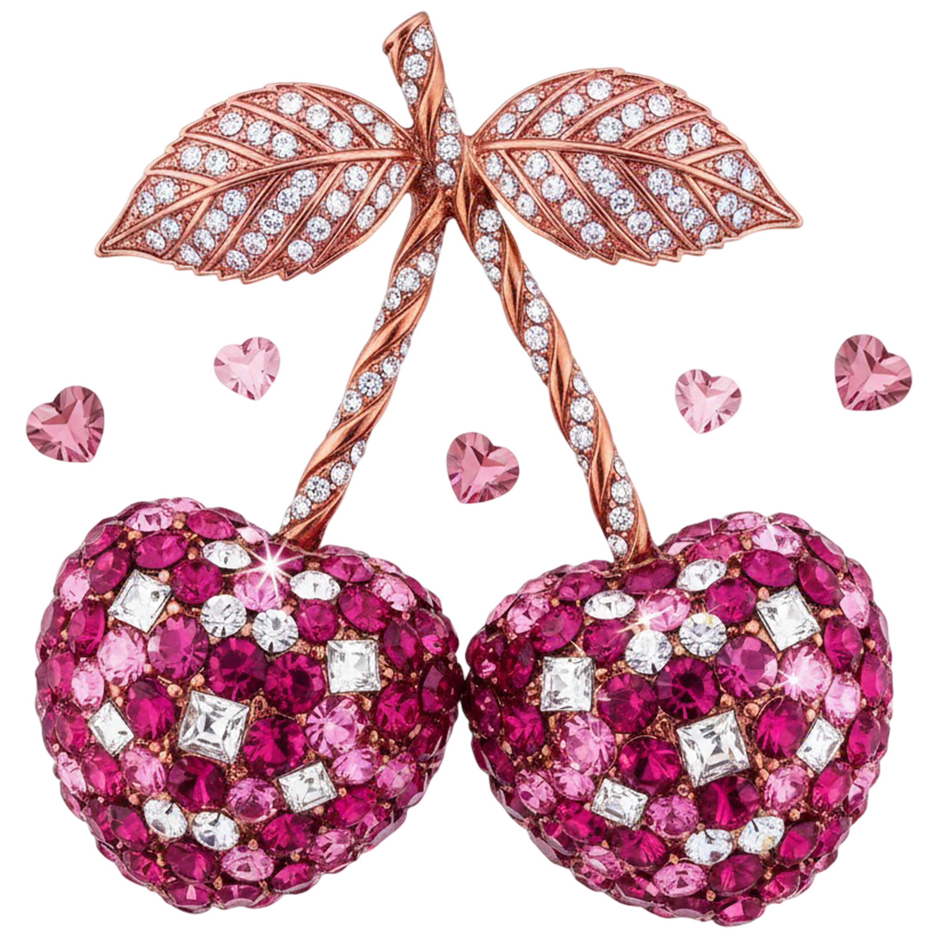 Rhinestone Cherry DTF Sheets