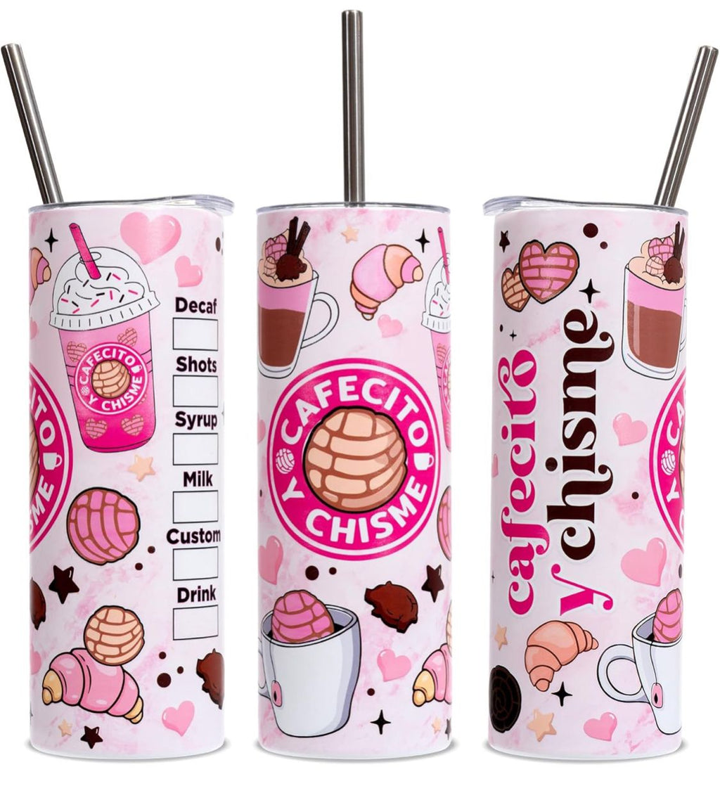 Cafecito y Chisme Tumbler